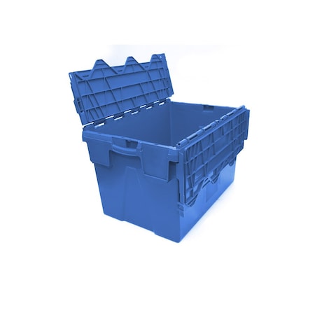 Box Tote, 23-2/5 X 15-7/10 X 14-3/10H, Sustainable Plastic, Blue